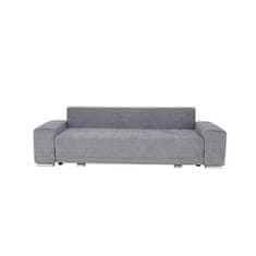 KONDELA Rozkládací pohovka, světle šedá, KEVAN BIG SOFA látka 105 x 255 x 98 cm