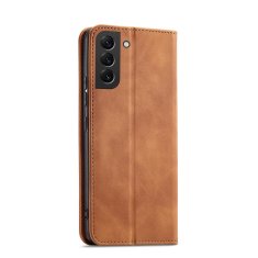 OEM Magnet Fancy Case elegantní knížkové pouzdro na Samsung Galaxy S23 ULTRA 5G Beige