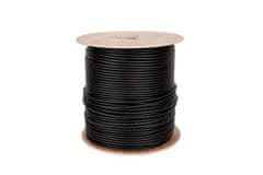 Cabletech Koaxiální kabel F690 BV + BLACK GEL 305m černý KAB0020