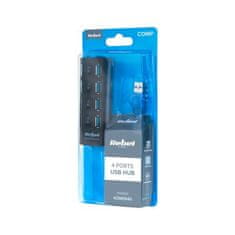 QUER USB 3.0 HUB 4 porty - pasivní KOM0940