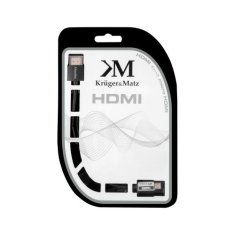 Krüger&Matz HDMI kabel - micro HDMI plug-plug (AD) 3,0m Kruger & Matz šedý KM0328