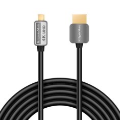 Krüger&Matz HDMI kabel - micro HDMI plug-plug (AD) 3,0m Kruger & Matz šedý KM0328