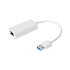 Krüger&Matz Kruger & Matz Adaptér Síťová karta USB 3.0 - RJ45 LAN gigabit 10/100/1000 Mb bílý KM1248