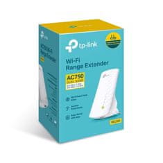 TP-Link AC-750 Dual Band TL-RE200 Univerzální bezdrátový opakovač, bílý KOM1114