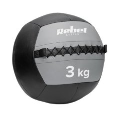 Rebel RBA-3107-3 ACTIVE Medicinbal na cvičení 3 kg černý