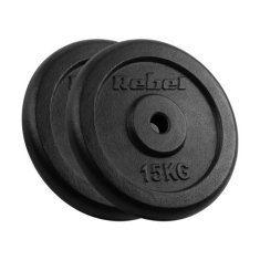 Rebel ACTIVE Sada litinových závaží 2x15kg RBA-2130