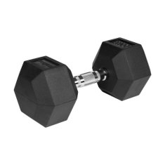 Rebel ACTIVE Pogumovaná liatinová činka HEX 20kg RBA-2325-20