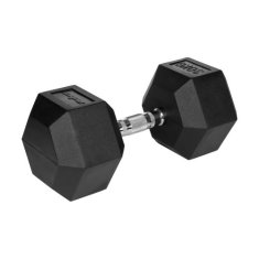 Rebel ACTIVE Pogumovaná litinová činka HEX 30 kg RBA-2325-30