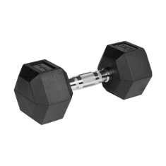 Rebel ACTIVE Pogumované litinové činky HEX 2x10kg RBA-2325-10