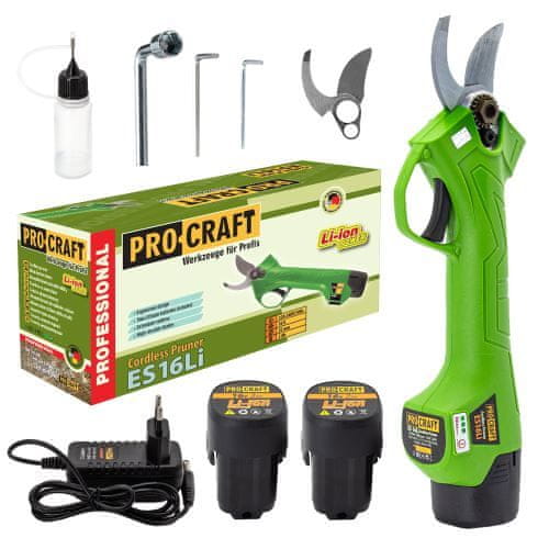 Procraft Aku nůžky na větve Procraft ES16Li | ES16Li, 6972622488860