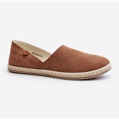 Dámské semišové hnědé espadrilky velikost 36