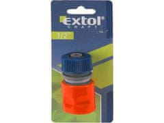 Extol Craft Rychlospojka na hadici (70102)1/2&quot;, STOP ventil