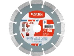 Extol Premium Kotouč diamantový řezný (108911) segmentový Long Life, 115x22,2mm, suché řezání