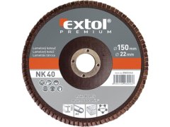 Extol Premium Kotouč lamelový (8803344) kotouč lamelový šikmý korundový, P40, 150mm, KORUND