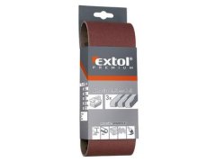 Extol Premium Plátno brusné (8803526) plátno brusné nekonečný pás, bal. 3ks, P60, 75x533mm