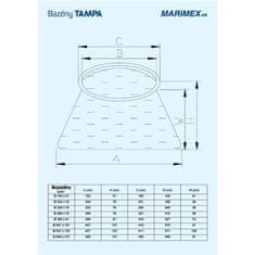 Marimex Zahradní bazén Tampa 3,66 x 0,91 m bez filtrace