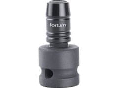 Fortum Rázový adaptér (4790002) rázový adaptér 1/2&quot,čtyřhran na hroty 1/4&quot,, CrMoV