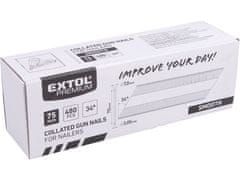 Extol Premium Hřebík nastřelovací (8862607) 480ks, 75mm, 3,05mm, hladký