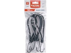 Extol Premium Upínací gumy 8861110 krátké latexové 4ks, 18cm x O 6mm, latex