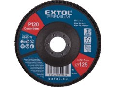 Extol Premium Kotouč lamelový 8803476 kotouč lamelový šikmý korundový, O125mm, P120