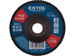 Extol Premium Kotouč lamelový 8803473 kotouč lamelový šikmý korundový, O125mm, P60