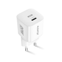 Aligator Nabíječka do sítě Power Delivery 20W, USB-C + kabel pro Apple - bílá