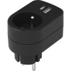 Spínací zásuvka RPC 70 BK Zás. s 2xUSB, 5V/2100mA