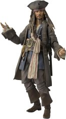 INTEREST Figurka - Piráti z Karibiku, Jack Sparrow 16 cm Johnny Depp + příslušenství.