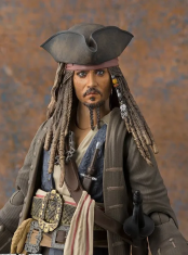 INTEREST Figurka - Piráti z Karibiku, Jack Sparrow 16 cm Johnny Depp + příslušenství.