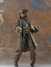 INTEREST Figurka - Piráti z Karibiku, Jack Sparrow 16 cm Johnny Depp + příslušenství.