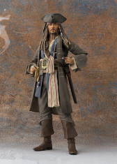 INTEREST Figurka - Piráti z Karibiku, Jack Sparrow 16 cm Johnny Depp + příslušenství.