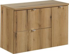 COMAD Závěsná skříňka pod umyvadlo Nova Oak 90 cm dub coast evoke