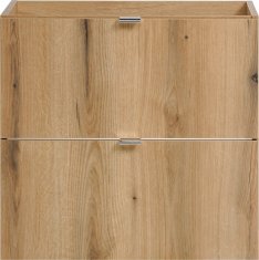 COMAD Závěsná skříňka pod umyvadlo Nova Oak 90 cm dub coast evoke