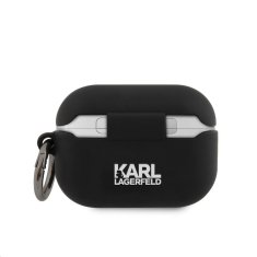 Karl Lagerfeld  Rue St Guillaume Silikonové Pouzdro pro Airpods Pro Black