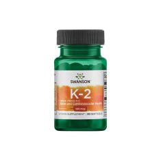 Swanson Swanson vitamín k2, 100 mcg, 30 měkkých kapslí 3386