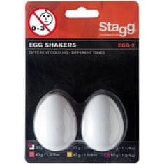 Stagg EGG-2 WH, pár vajíček, bílé