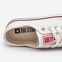 Big Star Pánské nízké tenisky NN174102 White velikost 45