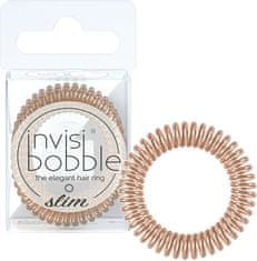 Invisibobble Tenká spirálová gumička do vlasů Slim Of Bronze and Beads 3 ks