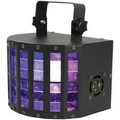 QTX DERBY9 LED paprskový efekt, 9x 3W LED, DMX