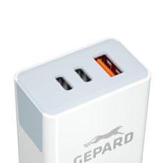 GEPARD PD 40W adaptér 2x USB-C + USB-A GSM1048 bílá