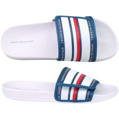 Tommy Hilfiger Pantofle do vody bílé 35 EU Maxi Velcro Pool Slide