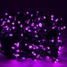 Flamenco Mystique Růžová LED světélka na vnitřní a venkovní použití 100 LED LAMP01R