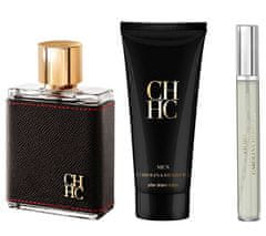 Carolina Herrera CH For Men - EDT 100 ml + balzám po holení 100 ml + EDT 10 ml