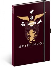 Presco Group NOTIQUE Notes Harry Potter – Gryffindor, linkovaný, 13 x 21 cm