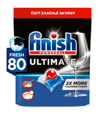 Finish Ultimate All in 1 - kapsle do myčky nádobí 80 ks