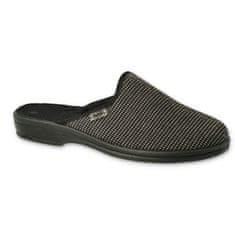 Befado pánské pantofle bottom-pu black-grey velikost 44