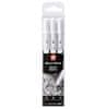 SAKURA Sada Basic White Gel Pen 3 ks