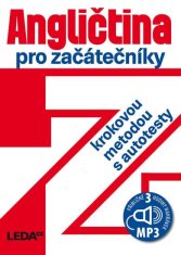 LEDA Angličtina pro začátečníky krokovou metodou s autotesty + 3 CDmp3