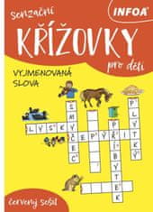 Infoa Senzační křížovky pro děti - červený sešit - vyjmenovaná slova