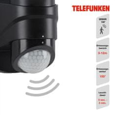 BRILONER BRILONER TELEFUNKEN LED venkovní svítidlo 24 cm 16W 1600lm černá TF 304305TF